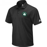 Boston Celtics Adidas Clima Black Polo Golf Shirt