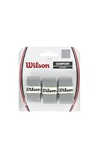 Wilson Tennis Racquet Pro Over Grip, Silver, Pack of 3
