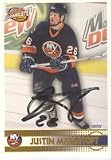 Justin Mapletoft, New York Islanders Autographed Card