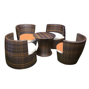 Geo-Vase All Weather Wicker Seating Group