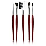 Lancome Makeup Brush Set - Red 5 Piece Brush Set