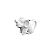 HIC Kitchen Mini Elephant Creamer with Handle, Fine Porcelain, 2-Ounce