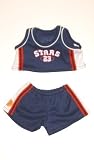 Basketball Uniform with Ball accessory Fits most Webkinz, Shining Star and 8 - 10 Make Your Own Stuffed Animals