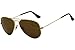 Ray-Ban Aviator Large Metal Sunglasses,55mm,Gold/Brown Polarized