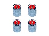 National Guard - Army Military - Tire Rim Wheel Valve Stem Caps - Light Blue