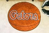 NCAA FLORIDA GATORS LOGO BASKETBALL SHAPED DOOR MAT RUG
