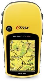 Garmin eTrex Venture HC with English and French manual/packaging