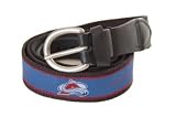 The Mark Adult Canvas Material NHL Colorado Avalanche w/Buckle Closure - (Different Sizes), 40