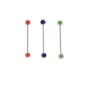 Kadima Body Piercing Jewelry Lot of 3 14G 1/2
