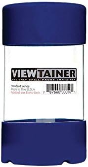 Viewtainer3 in. L x 3 in. W x 5 in. H Slit Top Container Plastic Blue