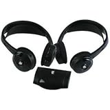 PYLE PLVWH6 Dual Wireless IR Mobile Video Stereo Headphones with Transmitter