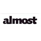 Almost Skateboards 'Logo Block' Sticker White