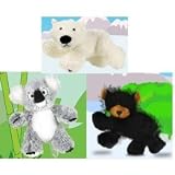 Webkinz Bear Collection... Koala, Polar & Black Bear
