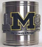Michigan Wolverines NCAA Pewter Can Cooler
