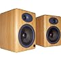 Audioengine A5N Powered Bookshelf Speaker System - Bamboo Cabinet
