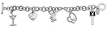 Playboy Bunny Charm Bracelet
