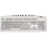 DSI Large Print USB & PS2 Computer Keyboard  for Visually Impaired Individuals