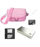 Stormgadgets Nintendo Dsi Accessory Pack Including Pink Bag Carry Case With Detachable Strap Silver Metal Protective Case Screen Protector Replacement Spare Stylus Pen And 2gb Mico Sd Memory Card