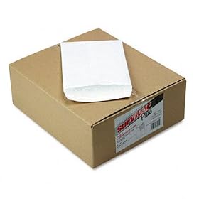 New-SURVIVOR R7501 - Tyvek Air Bubble Mailer, Self-Seal, Side Seam, 6 1/2 x 9 1/2, White, 25/Box - QUAR7501