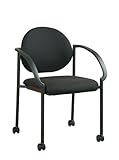 Stacking Chairs with Casters and Arms
