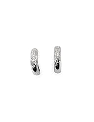 0.55 Carat Diamond Earrings in 14K White Gold