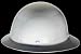 MSA Skullgard Full Brim Hard Hat Staz-On Suspension, White