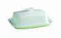 Tag Whiteware Porcelain Ceramic Lidded Butter Keeper, 7-1/4-Inch Long, White