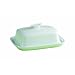 Tag Whiteware Porcelain Ceramic Lidded Butter Keeper, 7-1/4-Inch Long, White