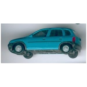 HERPA 021371 OPEL CORSA GLS 4türig- Miniaturmodell (Präzisionsmodell) 1:87, Farbe: türkis