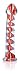 Don Wand Real Tip Rocket Glass Pleasure Wand, Old Glory Helix