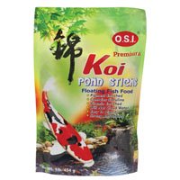 Imperial Garden Products OSI Premium Koi Pond Sticks Floating Fish Food 1lb Pouch Packed by Imperial Garden Products