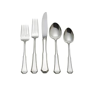 Reed and Barton American Federal Sterling Silver 46-Piece Flatware Set with Chest, Service for 8 by