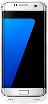 Galaxy S7 Edge Battery Case,Los Gears 5200mAh Portable Charger Battery Pack[Full Coverage]External Rechargeable Protective Cas7e For Samsung Galaxy S7 Edge (white)