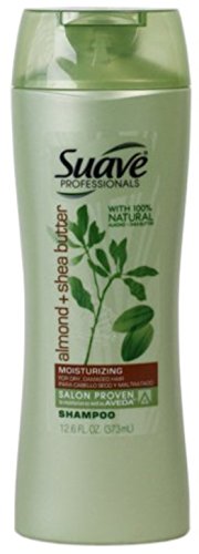 Suave Professionals Shampoo, Almond and Shea Butter 12.6 oz (Pack of 6)