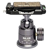 Slik SBH-280 DQ Ball Head with Quick Release, Maximum Load 8 Lbs – Gun Metal Gray