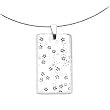 Handcrafted Silver Flowers Dichroic Glass Choker