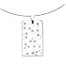 Handcrafted Silver Flowers Dichroic Glass Choker