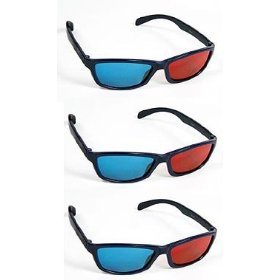 314c4xYnt2L Polar Express 3D Glasses for 3D DVD 3 Pair, Plastic Extra upgrade Anaglyph