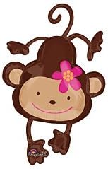 Mod Monkey Love 1st First BIRTHDAY PARTY Balloons Decorations Supplies LARGE SET