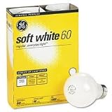 Incandescent Light Bulb, General Purpose, 60 Watt, Soft White, 4/Pack GEL41028