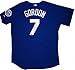 Alex Gordon Autographed/Signed Jersey Blue KC ROYALS Numbered Jersey