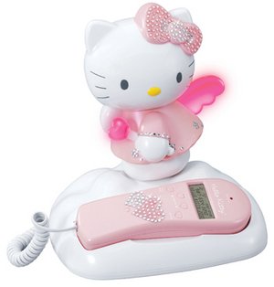 Click here for HELLO KITTY KT2012 Caller ID and Memory Telephone... prices