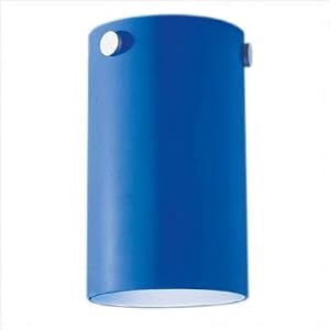 Cobalt Cylinder Glass Lamp Shade with Open Top for Ambiance Track Lighting Pendants by 