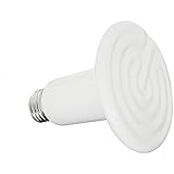 Aiicioo 60 Watt Ceramic Heat Emitter No harm no light Heater Lamp Bulb Reptile White