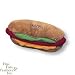 Pet Supplies : Booda Soft Bite Sausage Dog Plush Large