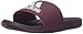 adidas Men's Adilette Comfort Slides Sandals, Maroon/White/Maroon, 13