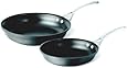 Calphalon Contemporary Hard-Anodized Aluminum Nonstick Cookware, Omelette Pan, 10-inch and 12-inch Set, Black