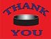 Hockey All Star Thank You Cards