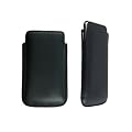 Logotrans Leder Etui f�r Apple iPhone 2G/3G/3GS schwarz