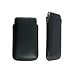 Logotrans Leder Etui f�r Apple iPhone 2G/3G/3GS schwarz